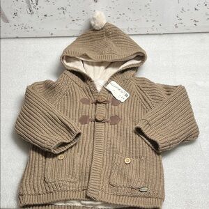 Mayoral Cable Knit Lined Fall NWT Sweater Sz 6-9 Months